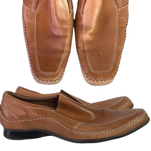 MICHAEL SHANNON Men’s Leather Loafers | 9 - Picture 2 of 9